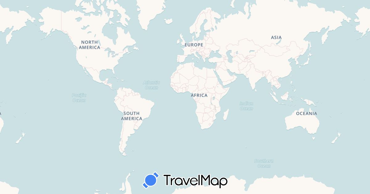 TravelMap itinerary: driving, bus, plane, train, boat, motorbike in Argentina, Brazil, Canada, Chile, Colombia, Costa Rica, Germany, Denmark, Ecuador, France, Guatemala, Indonesia, Jamaica, Laos, Mexico, Malaysia, Nicaragua, Netherlands, Norway, Oman, Panama, Peru, Singapore, El Salvador, Thailand, Vietnam (Asia, Europe, North America, South America)
